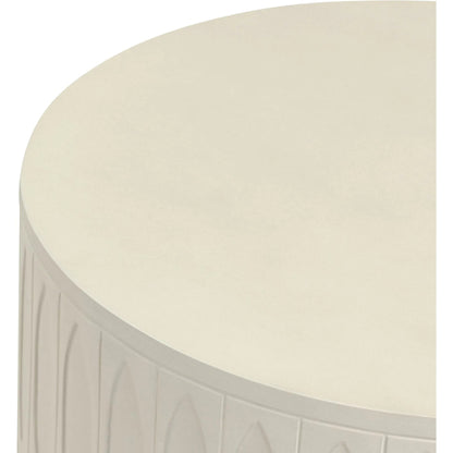 Colorado End Table by Four Hands in gray concrete. Made from unique in a eclectic & global style.