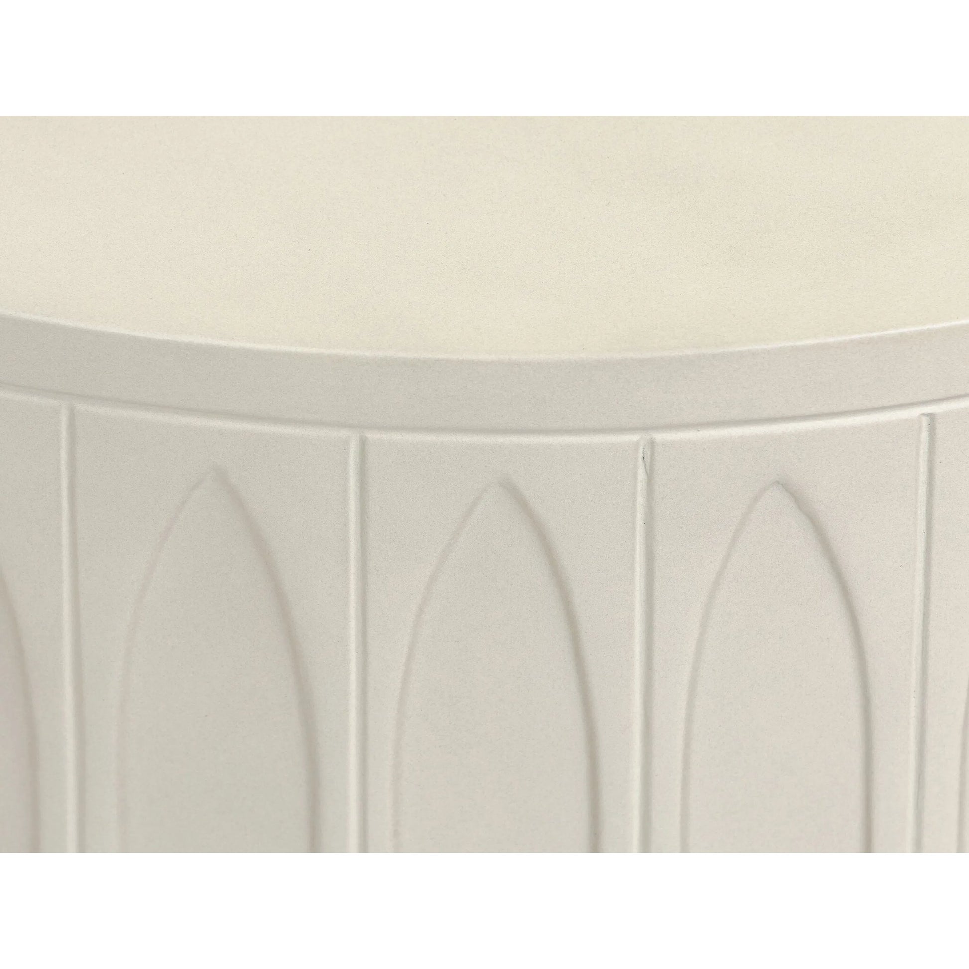 Colorado End Table by Four Hands in gray concrete. Made from unique in a eclectic & global style.