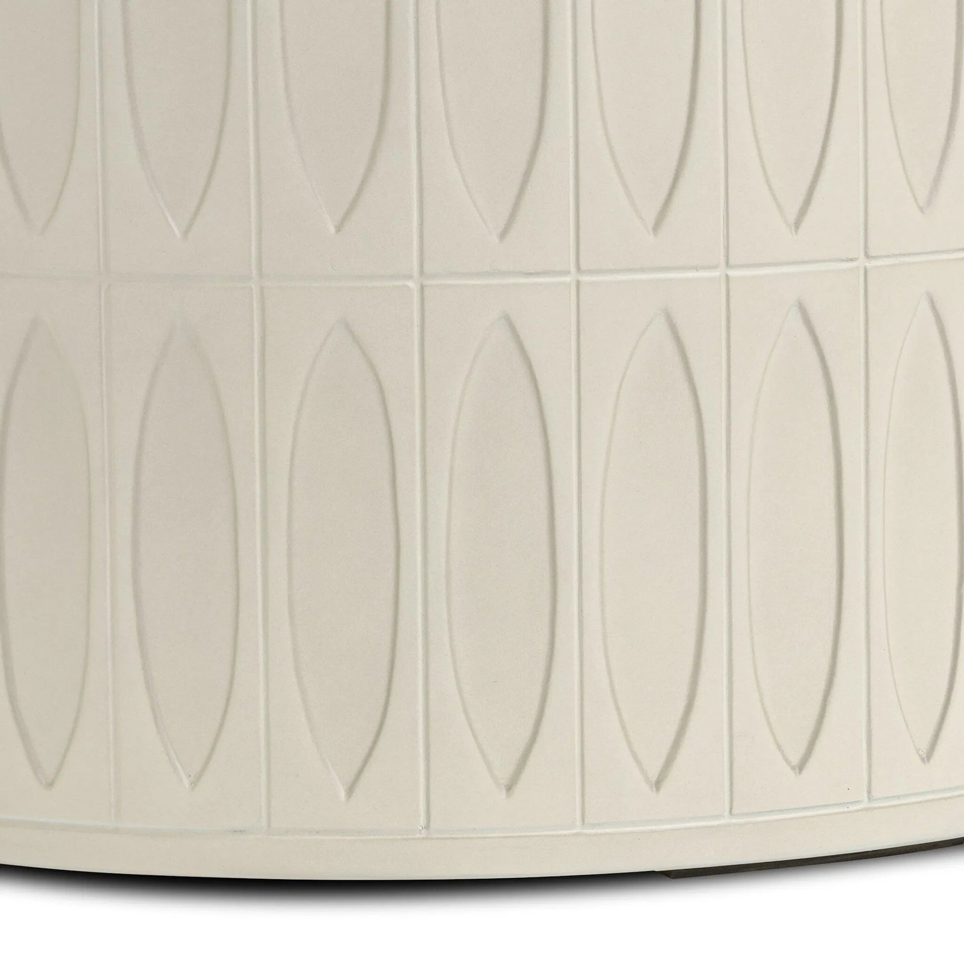 Colorado End Table by Four Hands in gray concrete. Made from unique in a eclectic & global style.