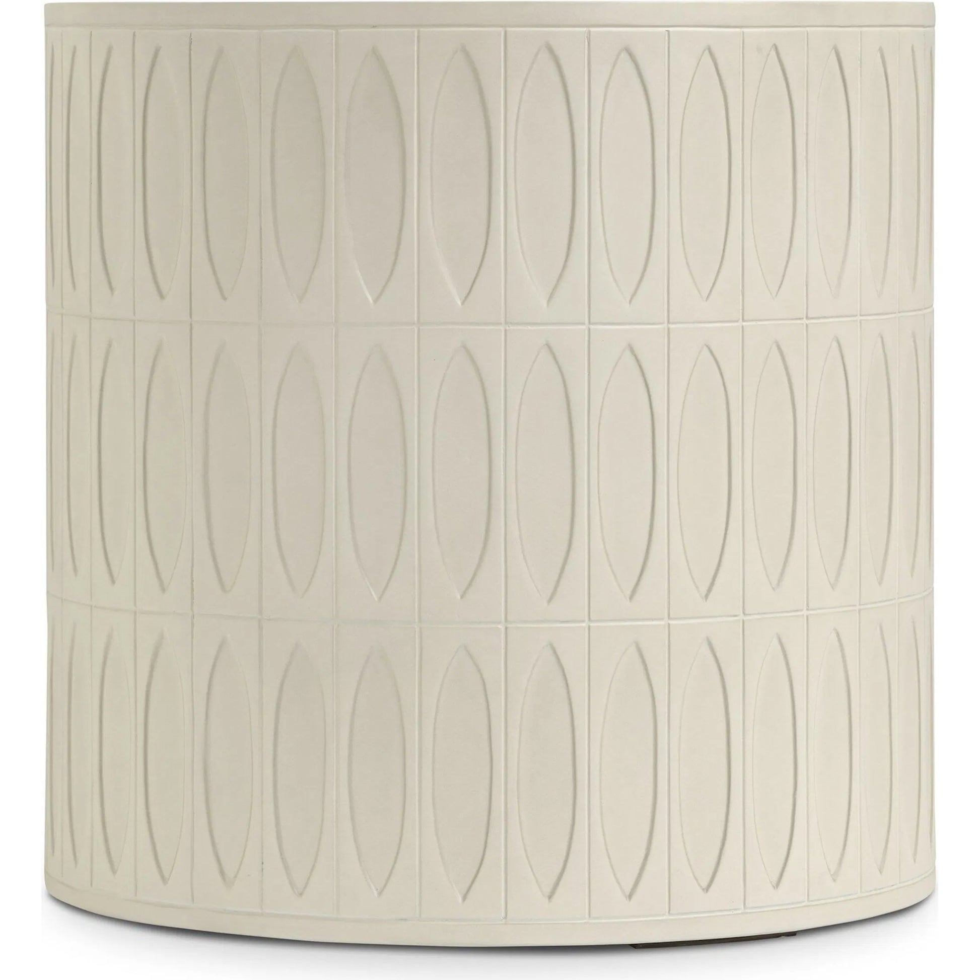 Colorado End Table by Four Hands in gray concrete. Made from unique in a eclectic & global style.