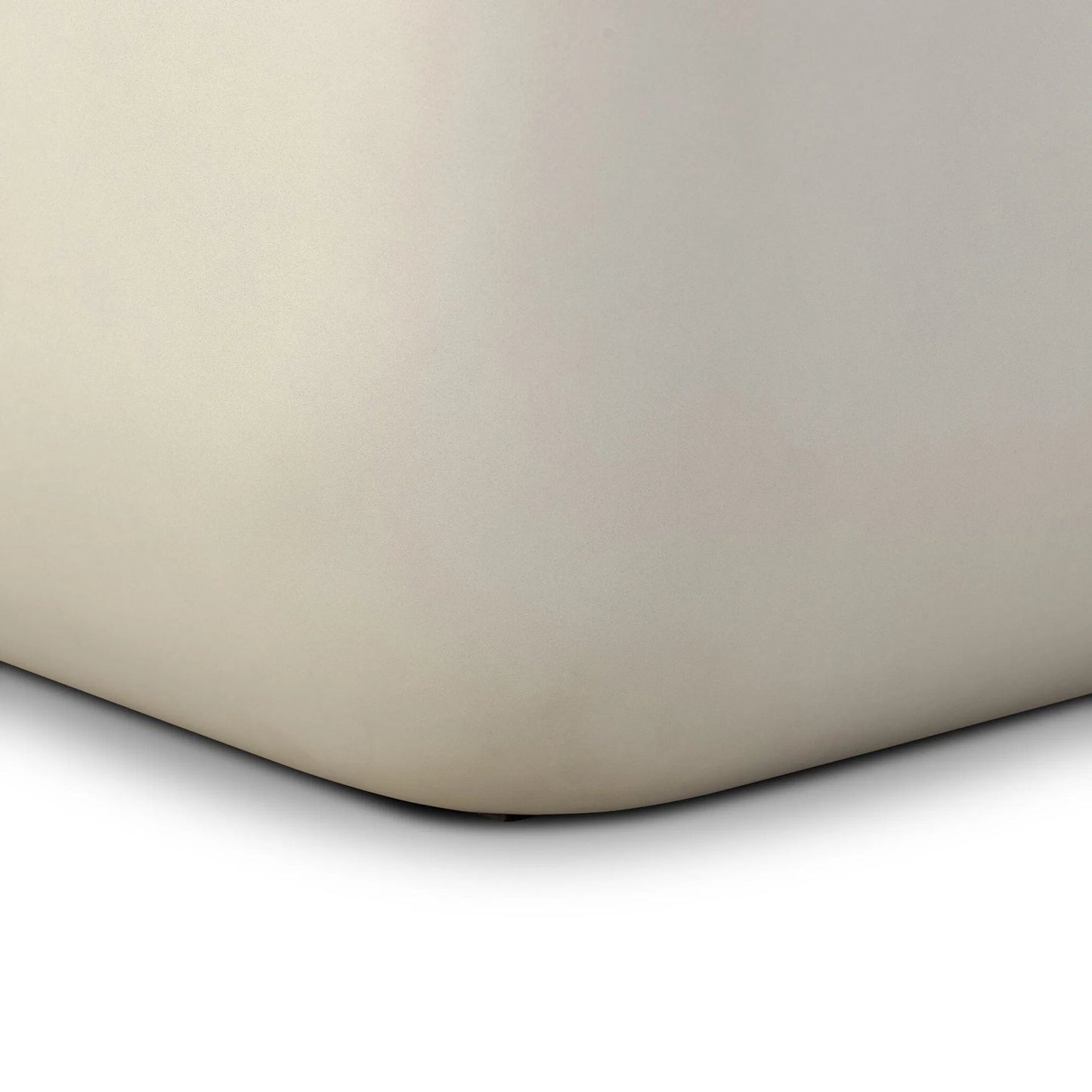 010 SI-2535088 | Closeup | Ivan Square Coffee Table by Four Hands in white concrete. Made from solid concrete in a unique style.