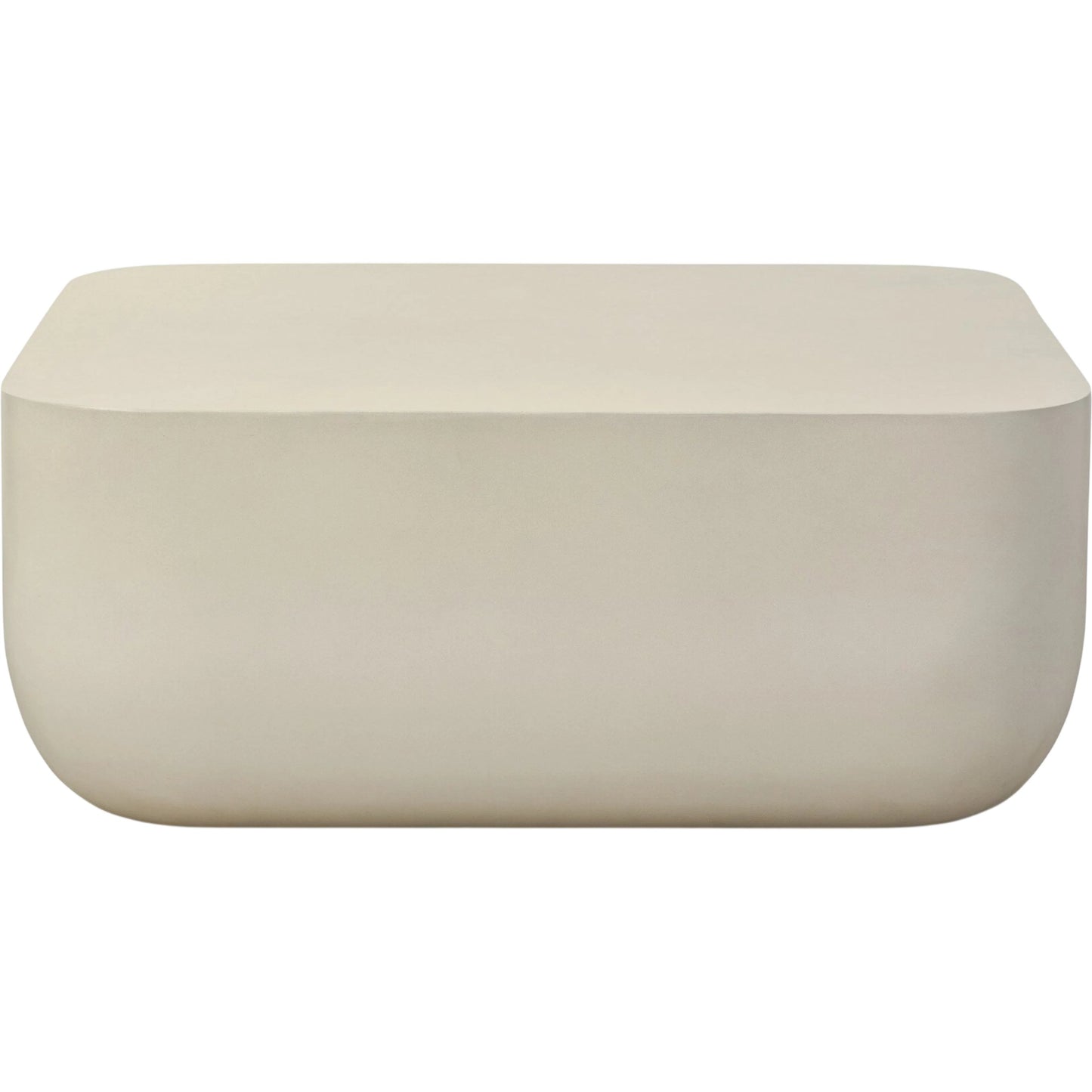 001 SI-2535088 | Primary Silo | Ivan Square Coffee Table by Four Hands in white concrete. Made from solid concrete in a unique style.