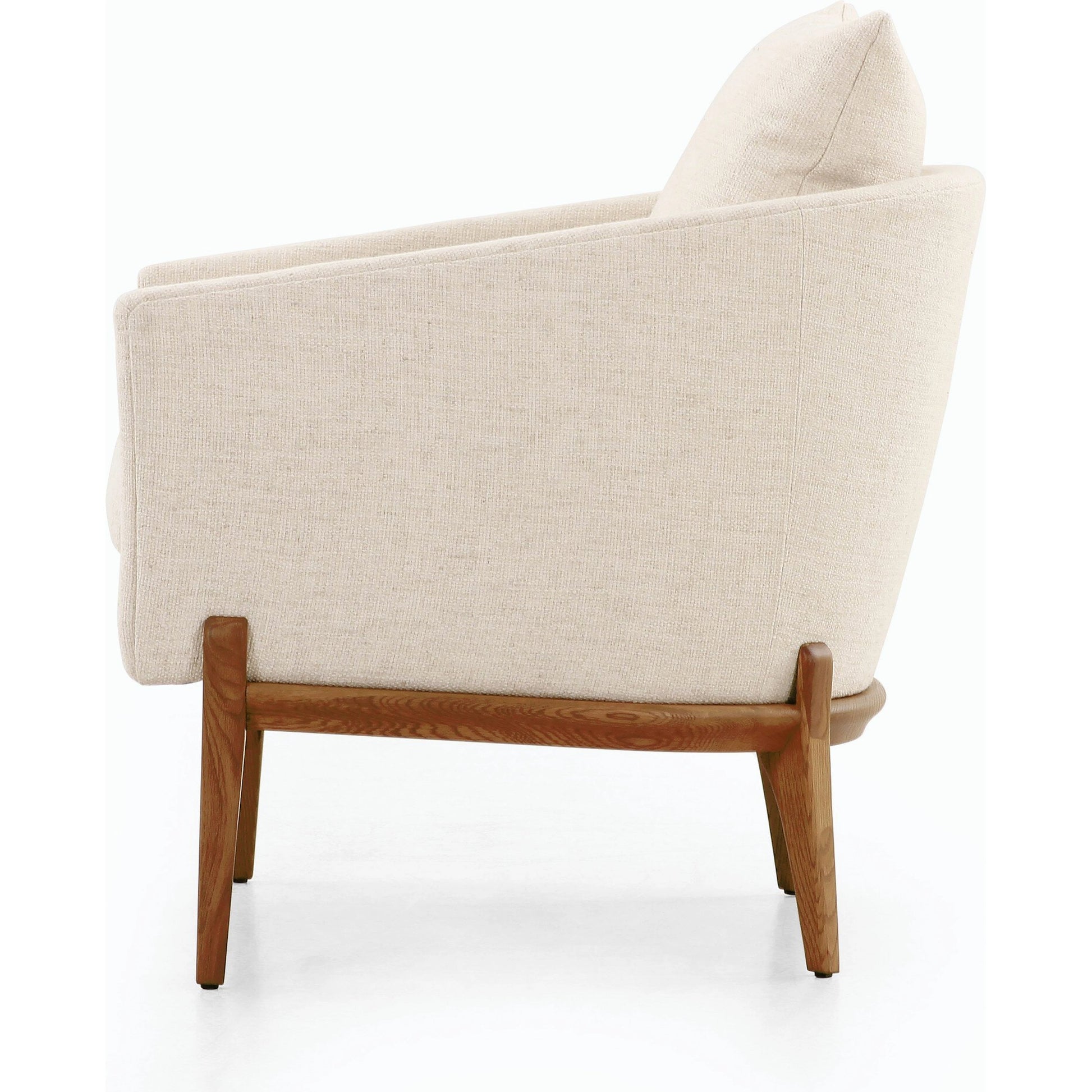 Copeland Chair by Four Hands in orly natural and black oak. Made from 100% polyester, solid oak in a transitional style.