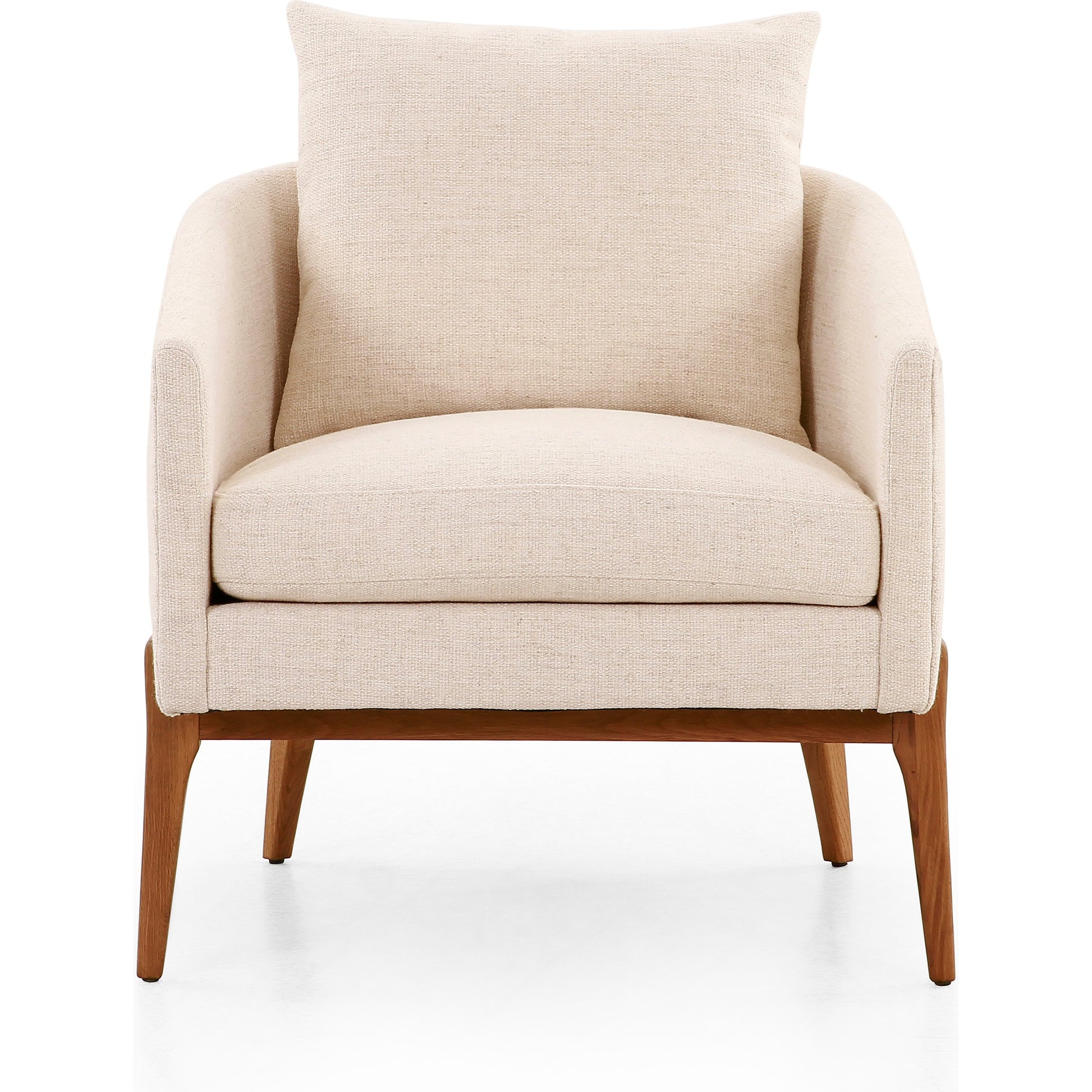 Copeland Chair by Four Hands in orly natural and black oak. Made from 100% polyester, solid oak in a transitional style.