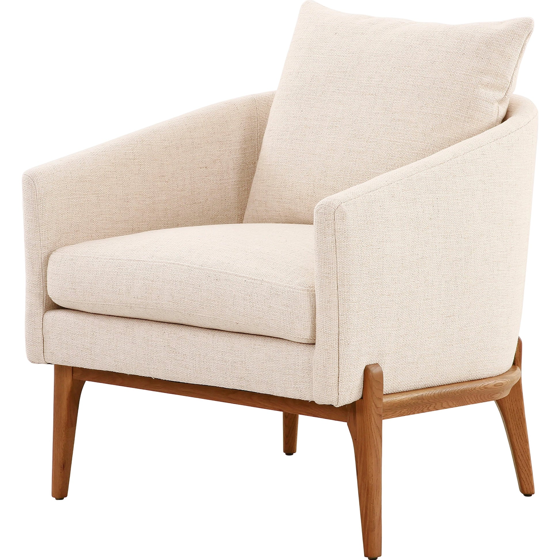 Copeland Chair by Four Hands in orly natural and black oak. Made from 100% polyester, solid oak in a transitional style.