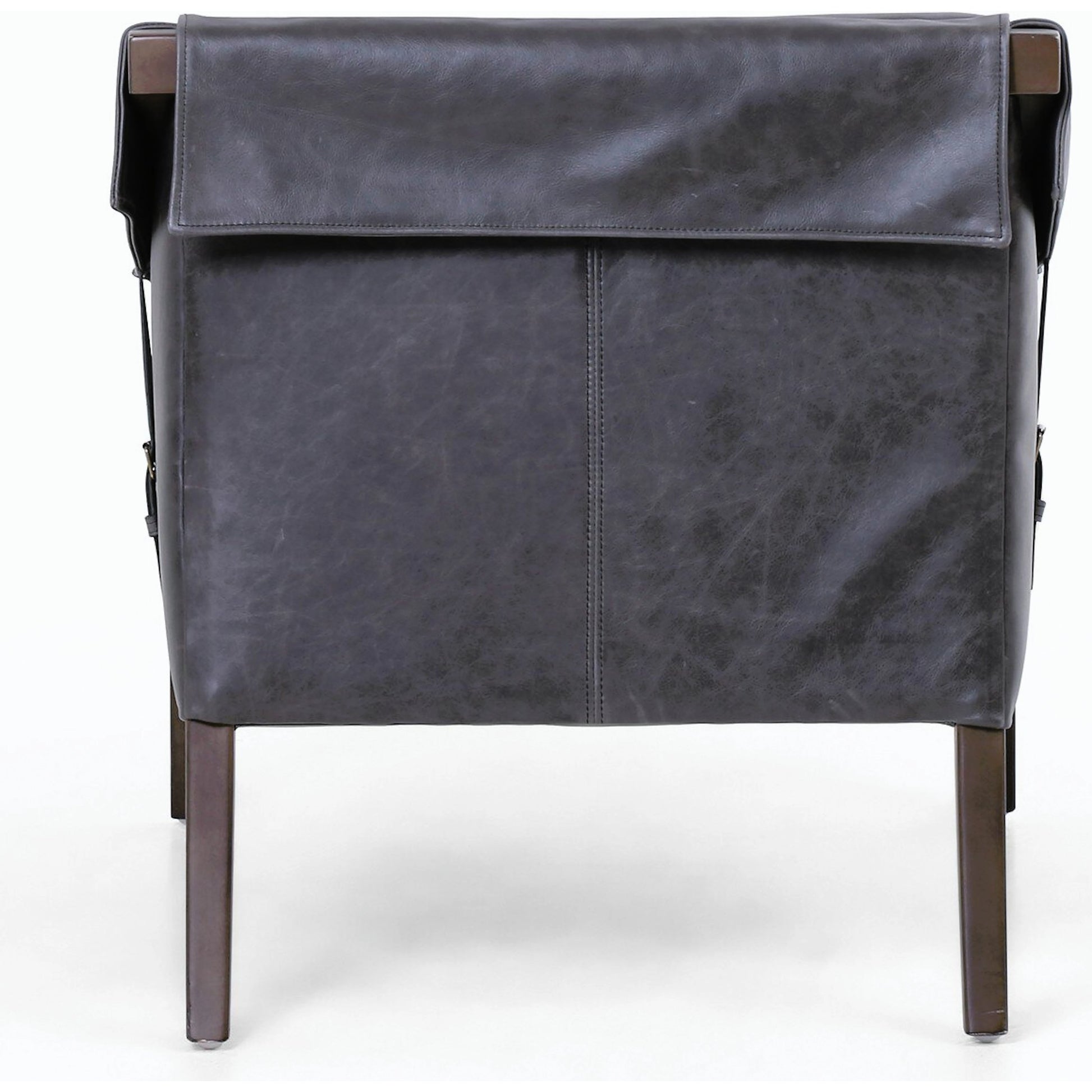 Bauer Chair by Four Hands in thames cream and distressed natural. Made from 66% polyester, 19% acrylic, 15% flax, linen, solid parawood, top grain leather in a modern style.