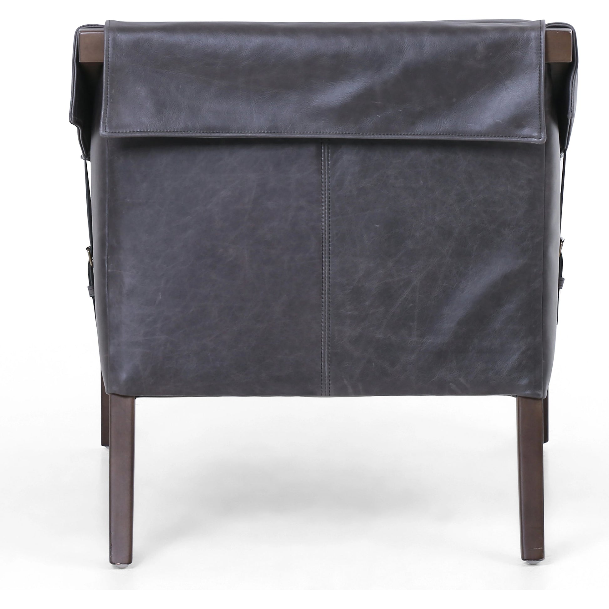 Bauer Chair by Four Hands in thames cream and distressed natural. Made from 66% polyester, 19% acrylic, 15% flax, linen, solid parawood, top grain leather in a modern style.