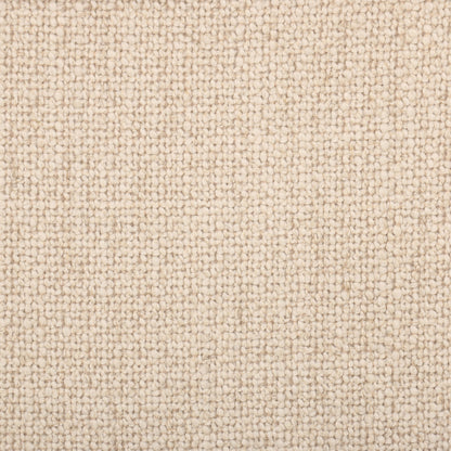 Bauer Chair by Four Hands in thames cream and distressed natural. Made from 66% polyester, 19% acrylic, 15% flax, linen, solid parawood, top grain leather in a modern style.