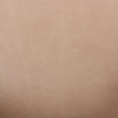 Bauer Chair by Four Hands in thames cream and distressed natural. Made from 66% polyester, 19% acrylic, 15% flax, linen, solid parawood, top grain leather in a modern style.
