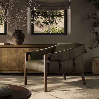 Bauer Chair by Four Hands in distressed natural. Made from unique in a modern style.
