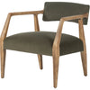 Modern Velvet Loden, Distressed Oak