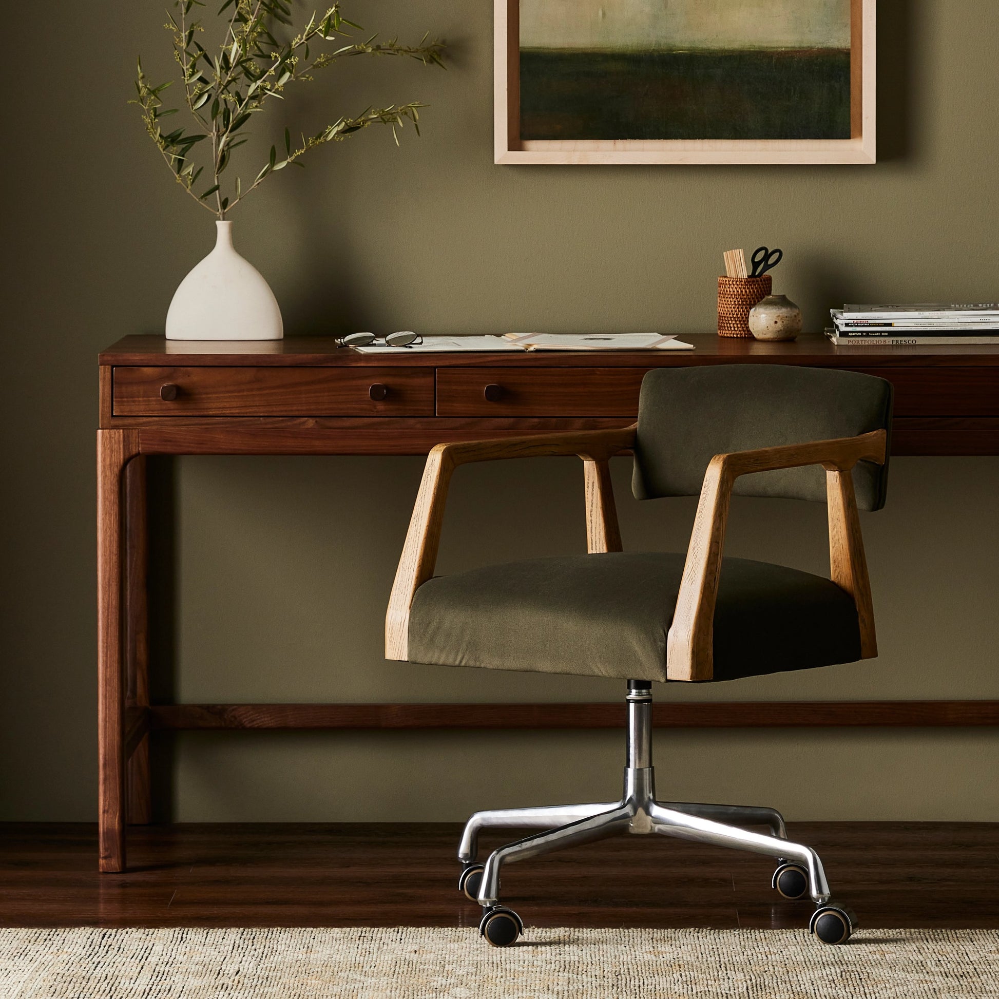 Tyler Desk Chair by Four Hands. Made from unique in a modern style.