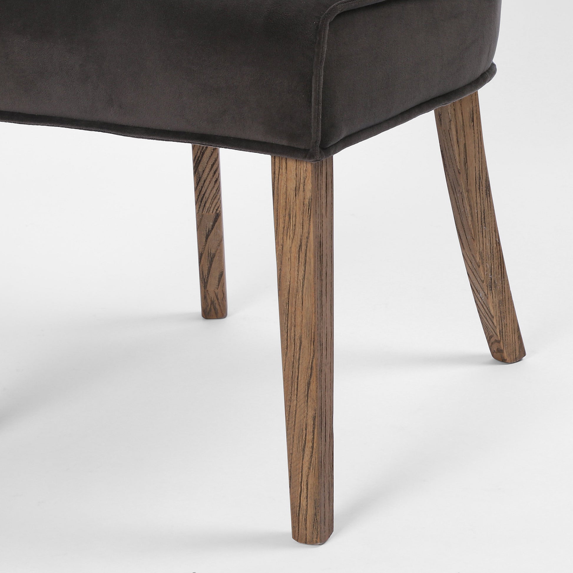Aria Dining Chair by Four Hands in sienna chestnut, warm nettlewood and sienna chestnut. Made from top grain leather, solid nettlewood, 100% polyester in a modern style.