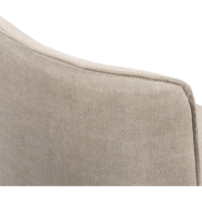 Aria Dining Chair by Four Hands in sienna chestnut, warm nettlewood and sienna chestnut. Made from top grain leather, solid nettlewood, 100% polyester in a modern style.