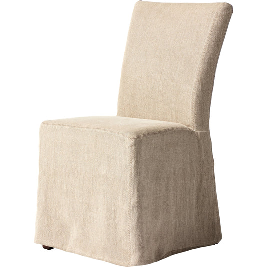 Vista Slipcovered Dining Chair by Four Hands. Made from unique in a modern style.