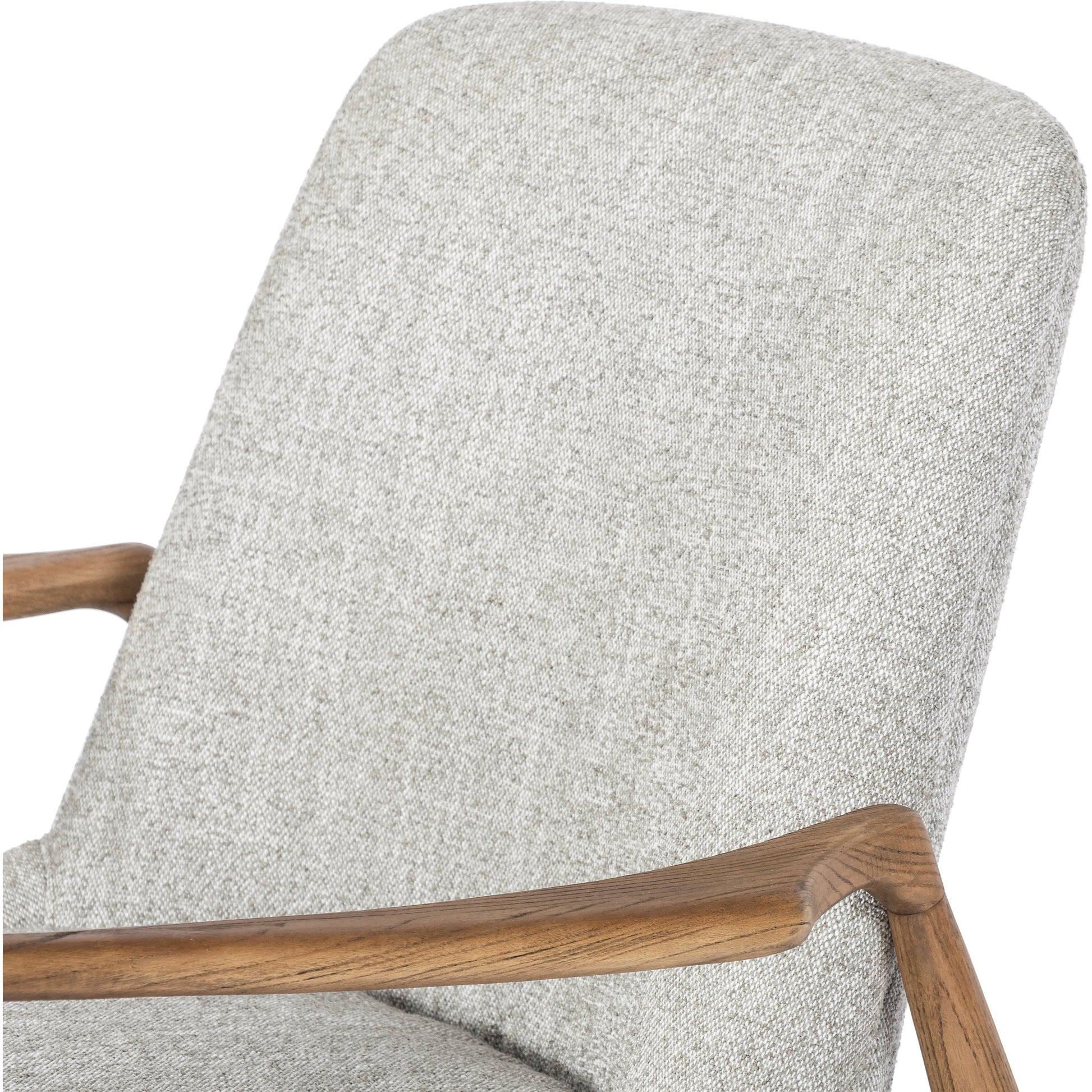 Braden Chair by Four Hands. Made from top grain leather, solid oak, 100% polyester in a modern style.