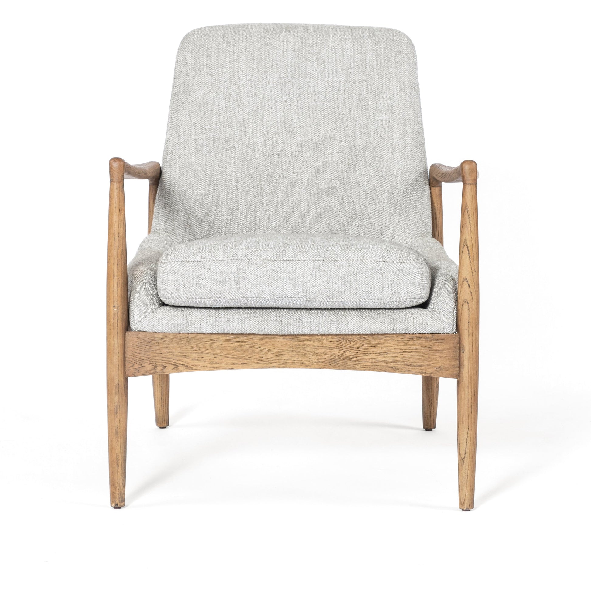 Braden Chair by Four Hands. Made from top grain leather, solid oak, 100% polyester in a modern style.
