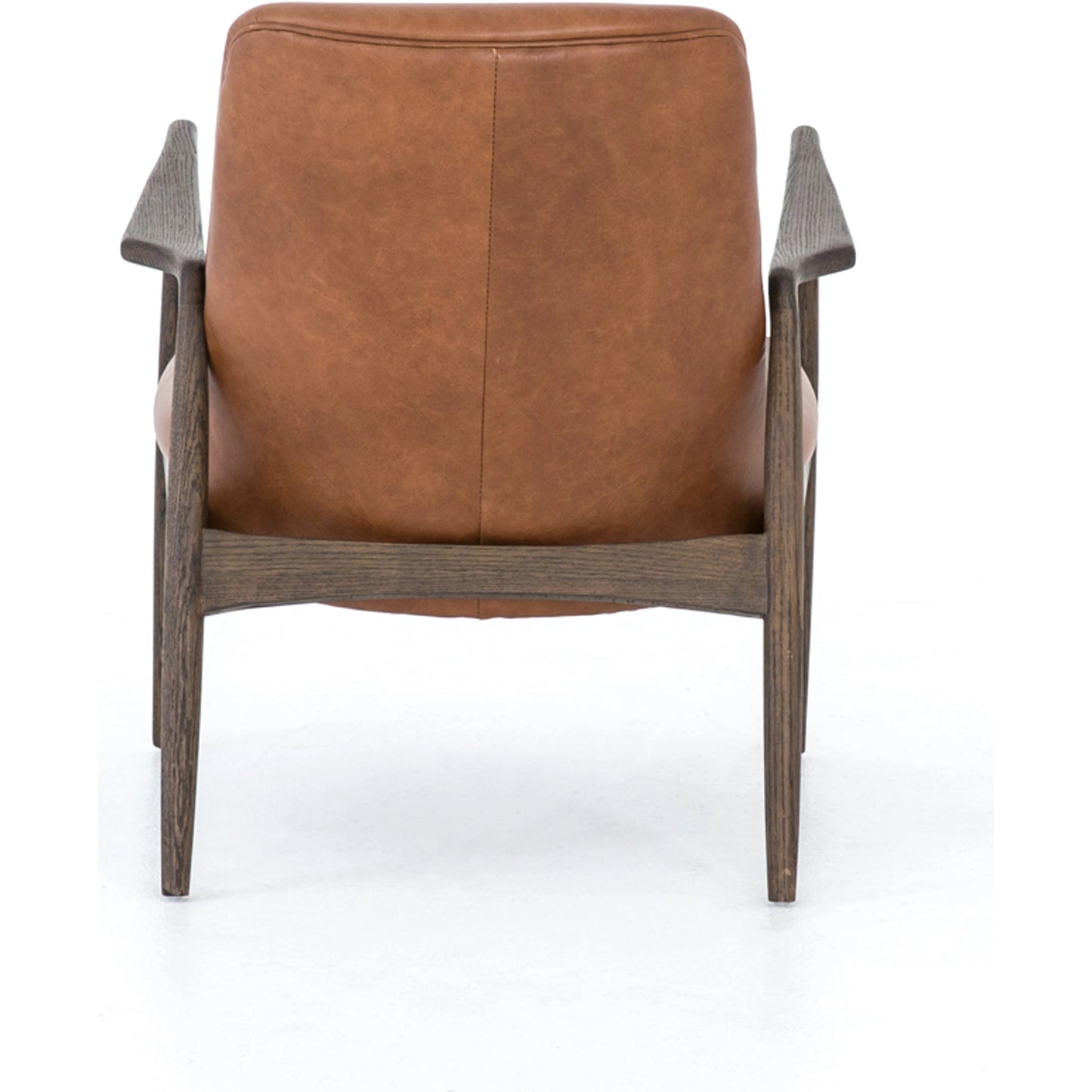 023 SI-1980130 | Additional Silo | Braden Chair by Four Hands. Made from top grain leather, solid oak, 100% polyester in a modern style.