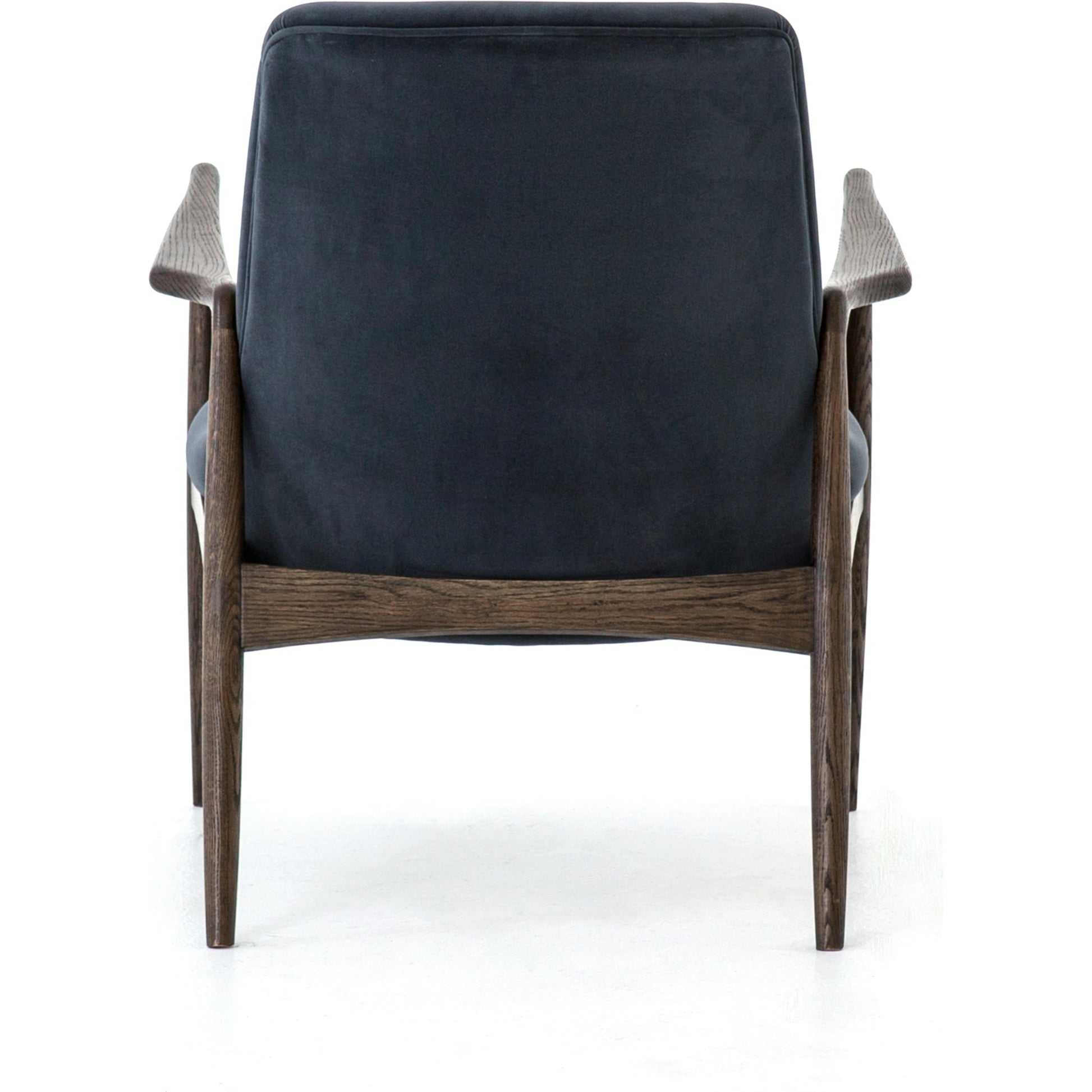 Braden Chair by Four Hands. Made from top grain leather, solid oak, 100% polyester in a modern style.