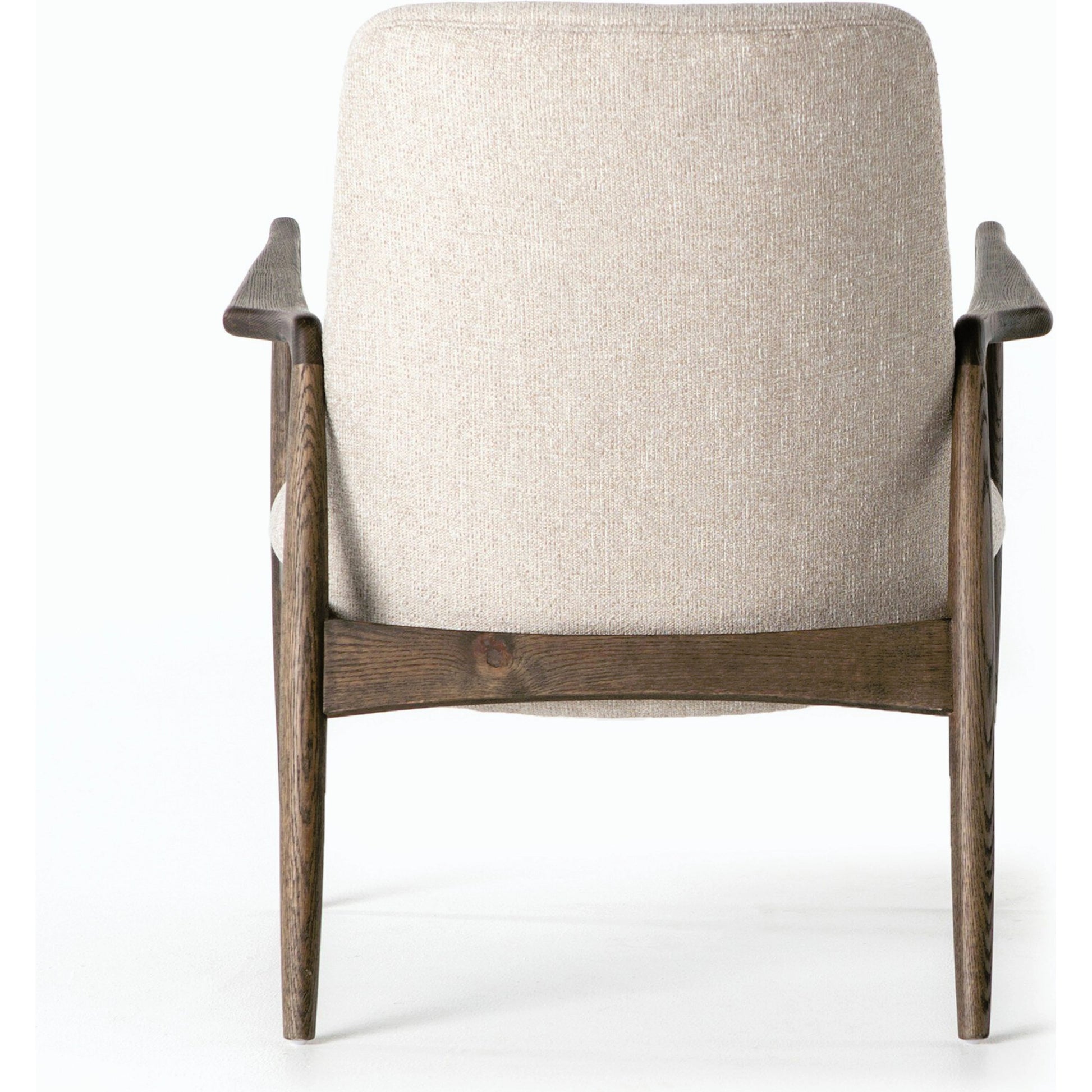Braden Chair by Four Hands. Made from top grain leather, solid oak, 100% polyester in a modern style.