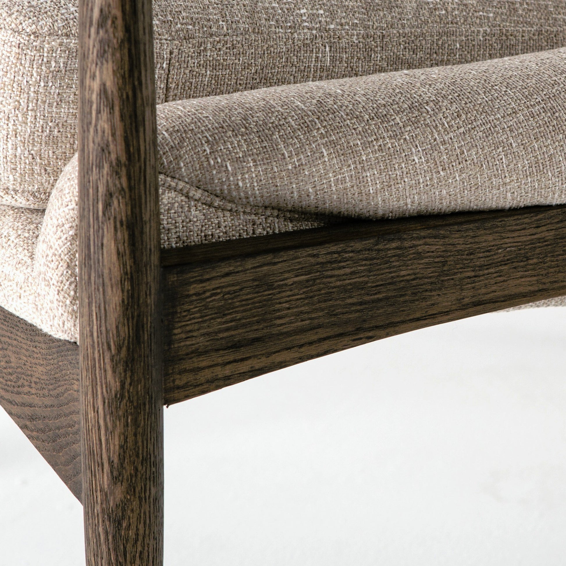 Braden Chair by Four Hands. Made from top grain leather, solid oak, 100% polyester in a modern style.