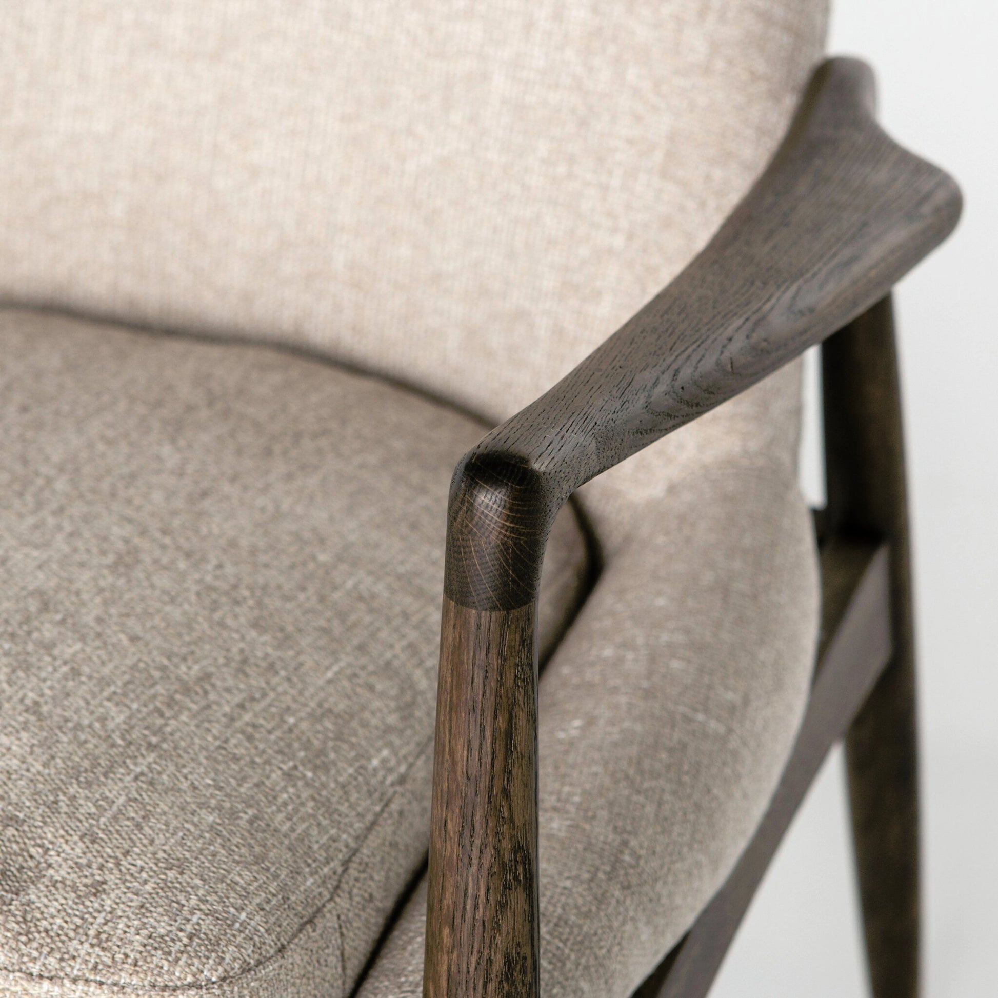 Braden Chair by Four Hands. Made from top grain leather, solid oak, 100% polyester in a modern style.