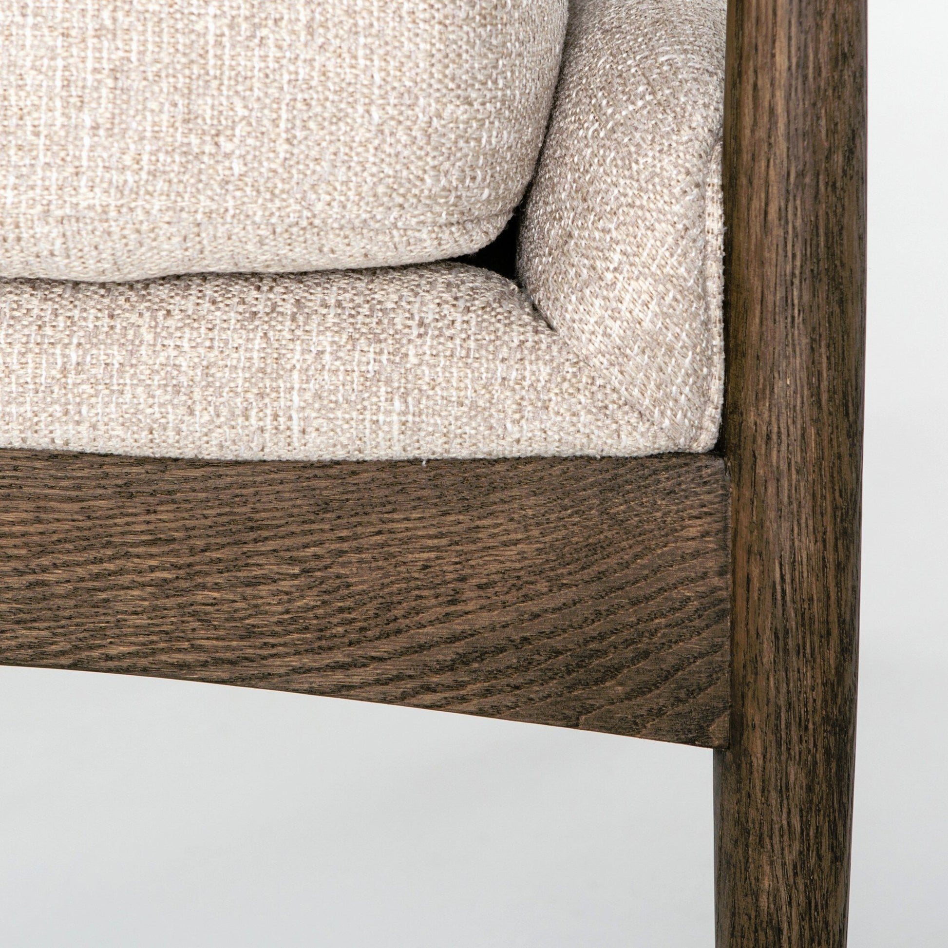 Braden Chair by Four Hands. Made from top grain leather, solid oak, 100% polyester in a modern style.