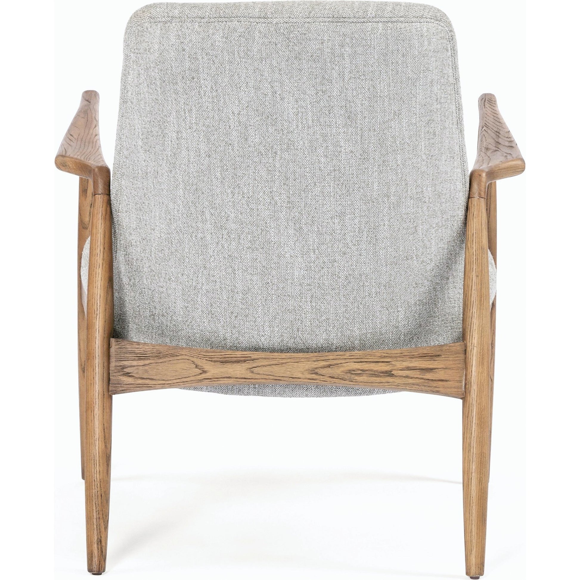 Braden Chair by Four Hands. Made from top grain leather, solid oak, 100% polyester in a modern style.