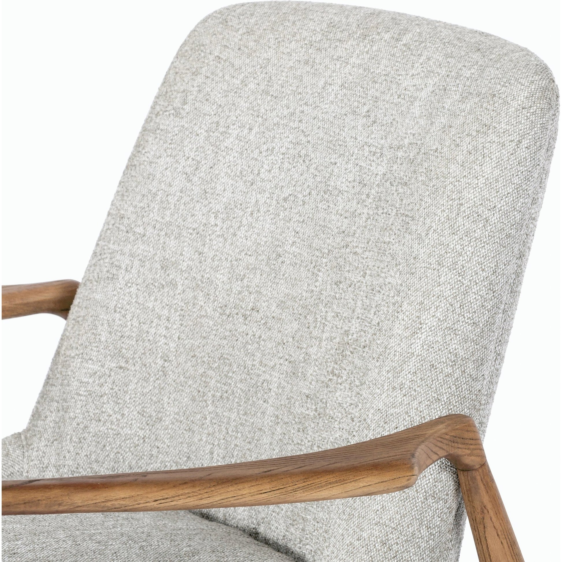 Braden Chair by Four Hands. Made from top grain leather, solid oak, 100% polyester in a modern style.