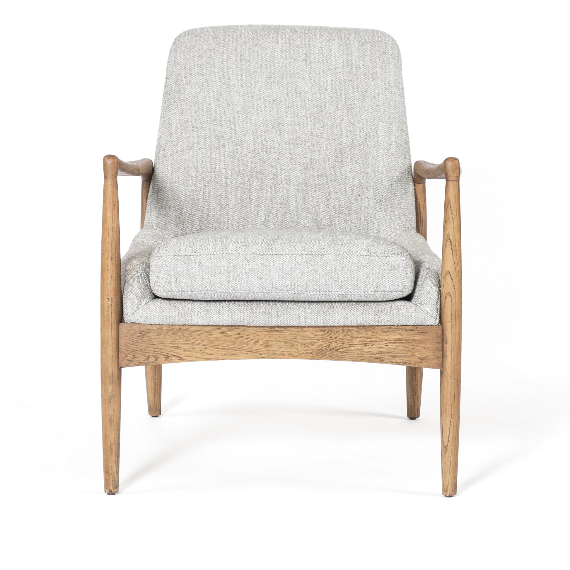 Braden Chair by Four Hands. Made from top grain leather, solid oak, 100% polyester in a modern style.
