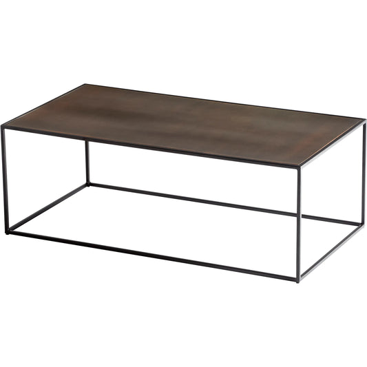 Verdosa Coffee Table by Cyan Design in old world. Made from iron in a modern style.