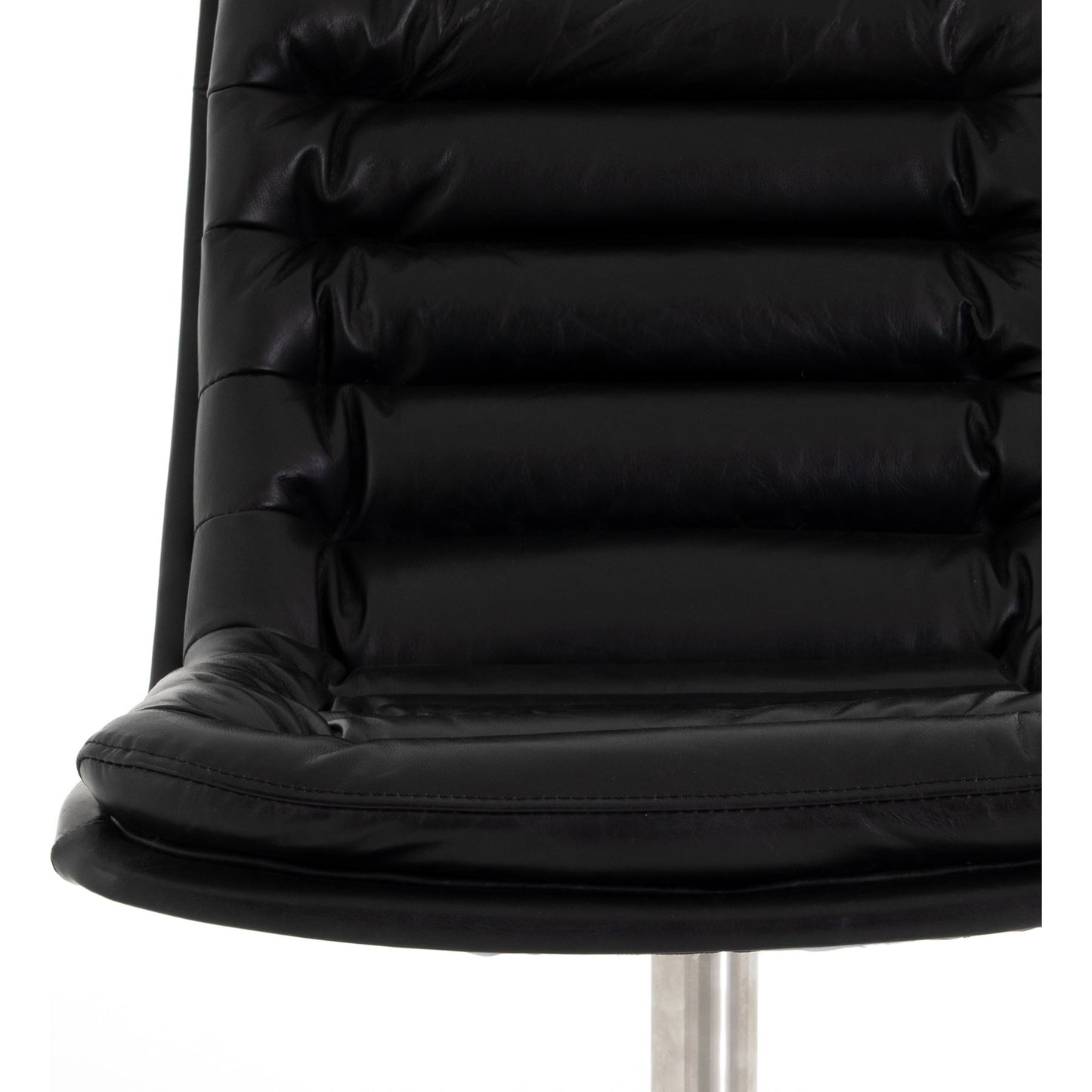 010 SI-1901023 | Additional Silo | Malibu Desk Chair by Four Hands in rider black. Made from top grain leather, aluminum, 100% polyester in a modern style.