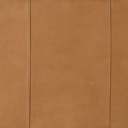 Larkin Club Chair by Four Hands in cigar and antique oak, antique brass nailhead. Made from top grain leather, solid ash, iron in a modern style.