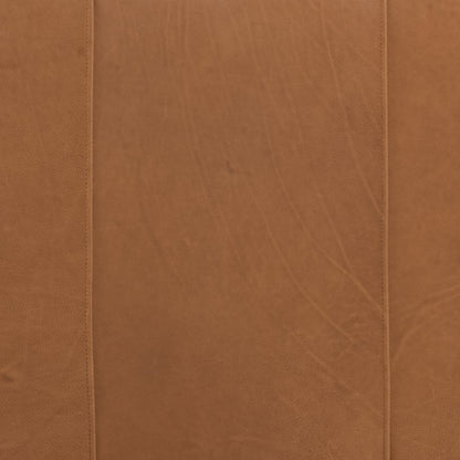 Larkin Sofa by Four Hands in cigar, antique oak, antique brass nailhead. Made from top grain leather, solid ash, iron in a modern style.