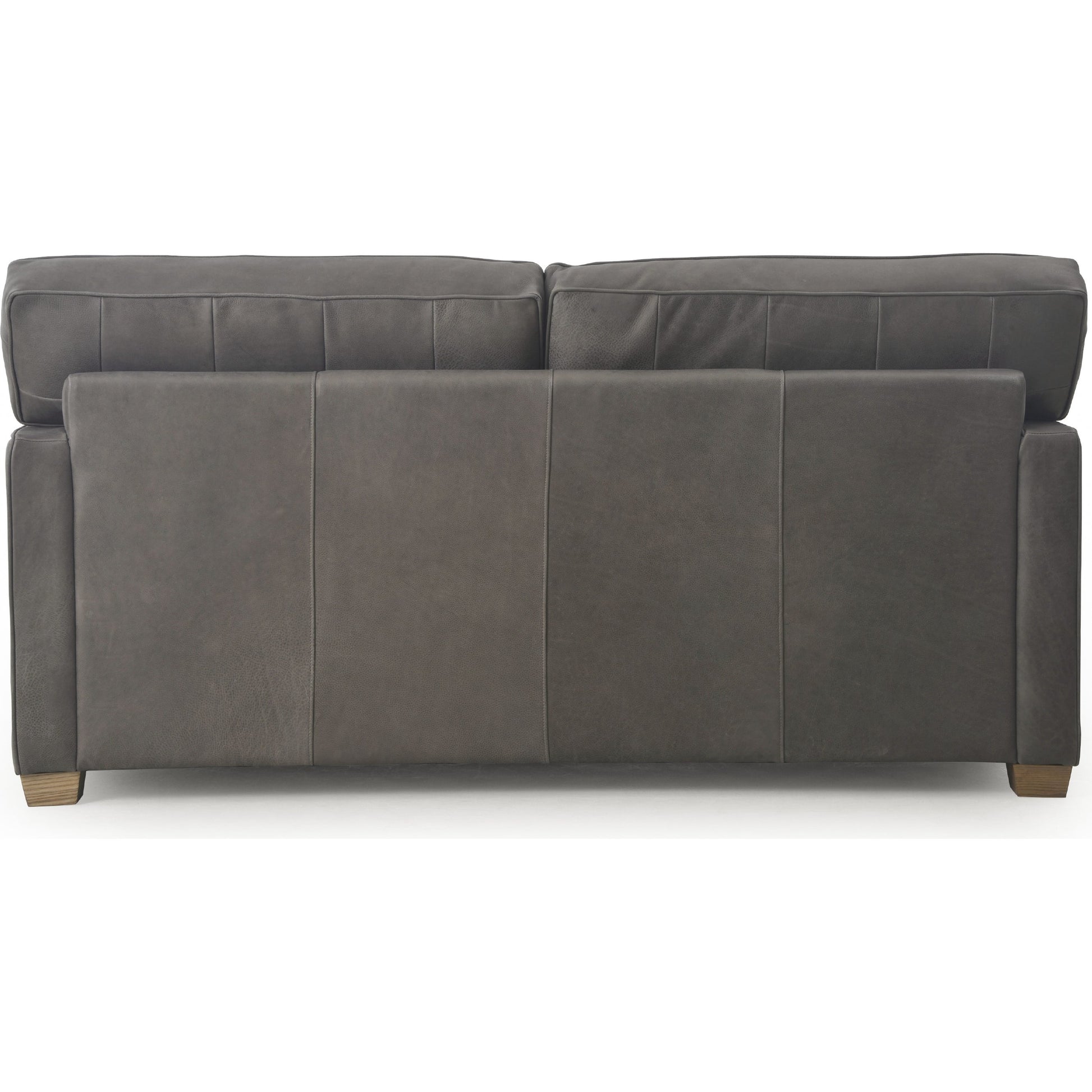 Larkin Sofa by Four Hands in cigar, antique oak, antique brass nailhead. Made from top grain leather, solid ash, iron in a modern style.