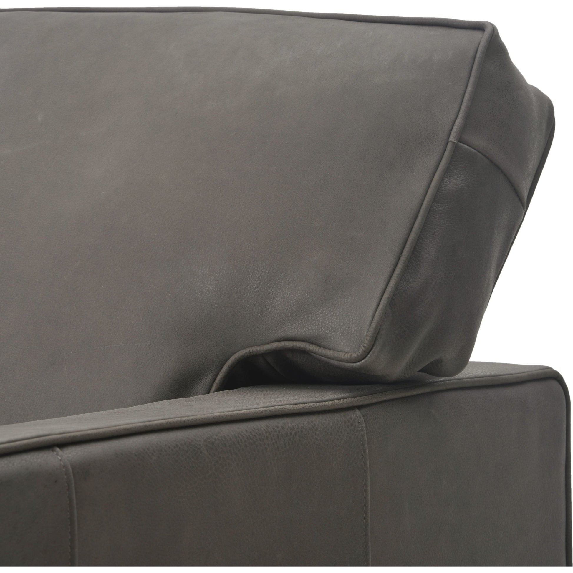 Larkin Sofa by Four Hands in cigar, antique oak, antique brass nailhead. Made from top grain leather, solid ash, iron in a modern style.