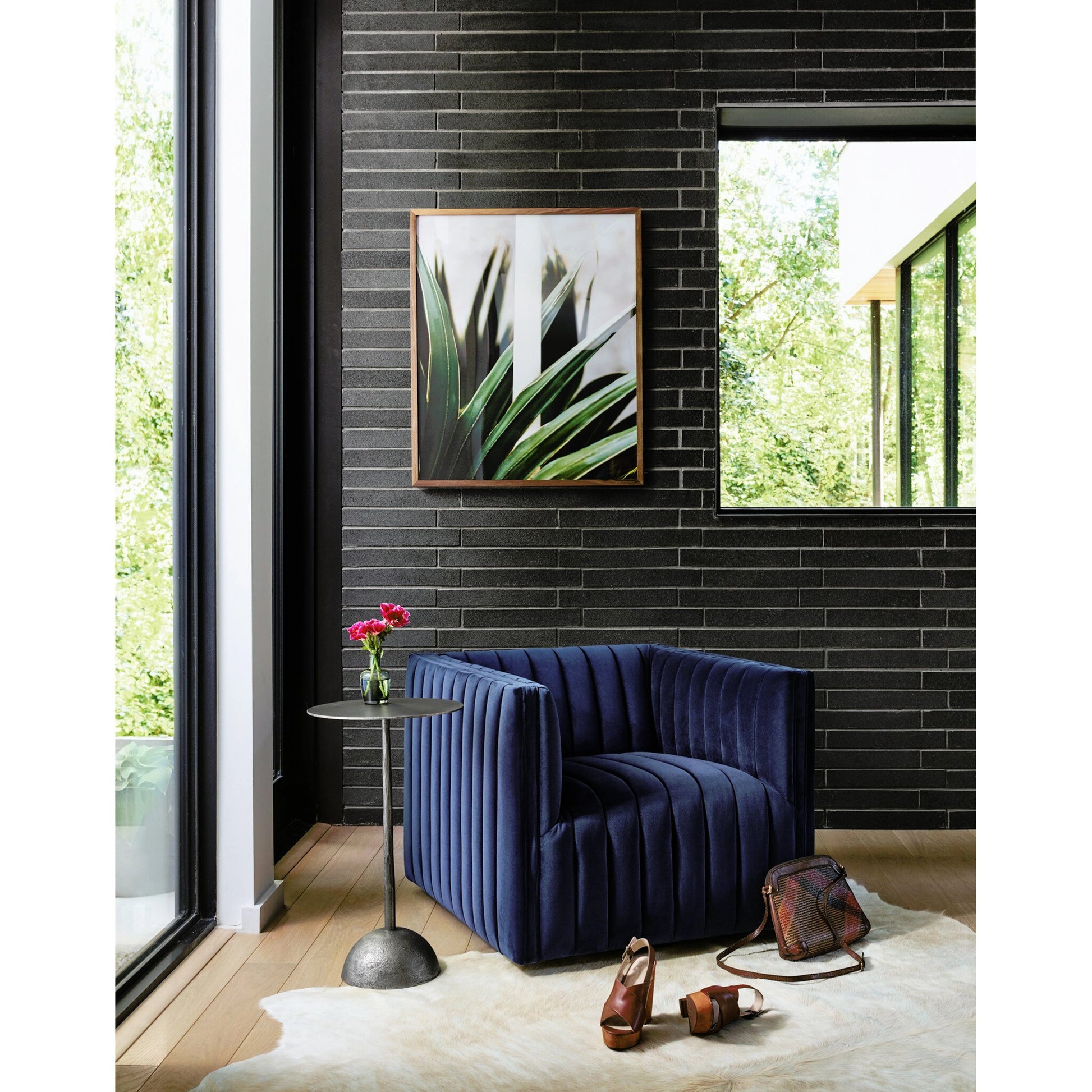 Augustine Swivel Chair by Four Hands. Made from unique in a modern style.