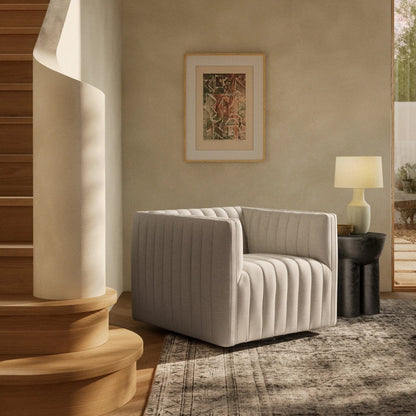 Augustine Swivel Chair by Four Hands. Made from unique in a modern style.
