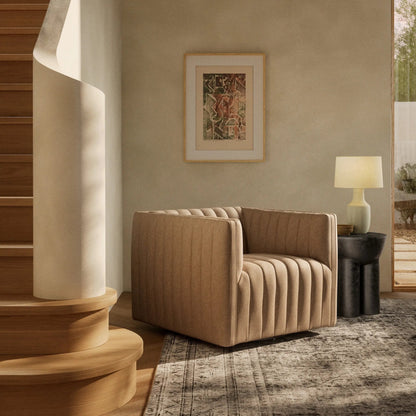 Augustine Swivel Chair by Four Hands. Made from unique in a modern style.