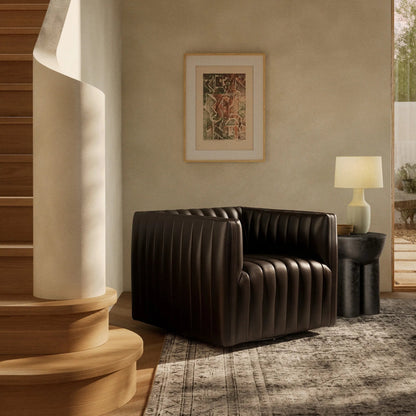 Augustine Swivel Chair by Four Hands. Made from unique in a modern style.