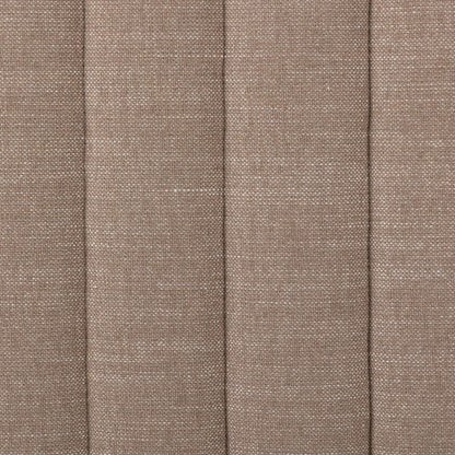Augustine Swivel Chair by Four Hands in crypton nomad taupe. Made from 92% polyester, 8% flax/linen in a unique style.