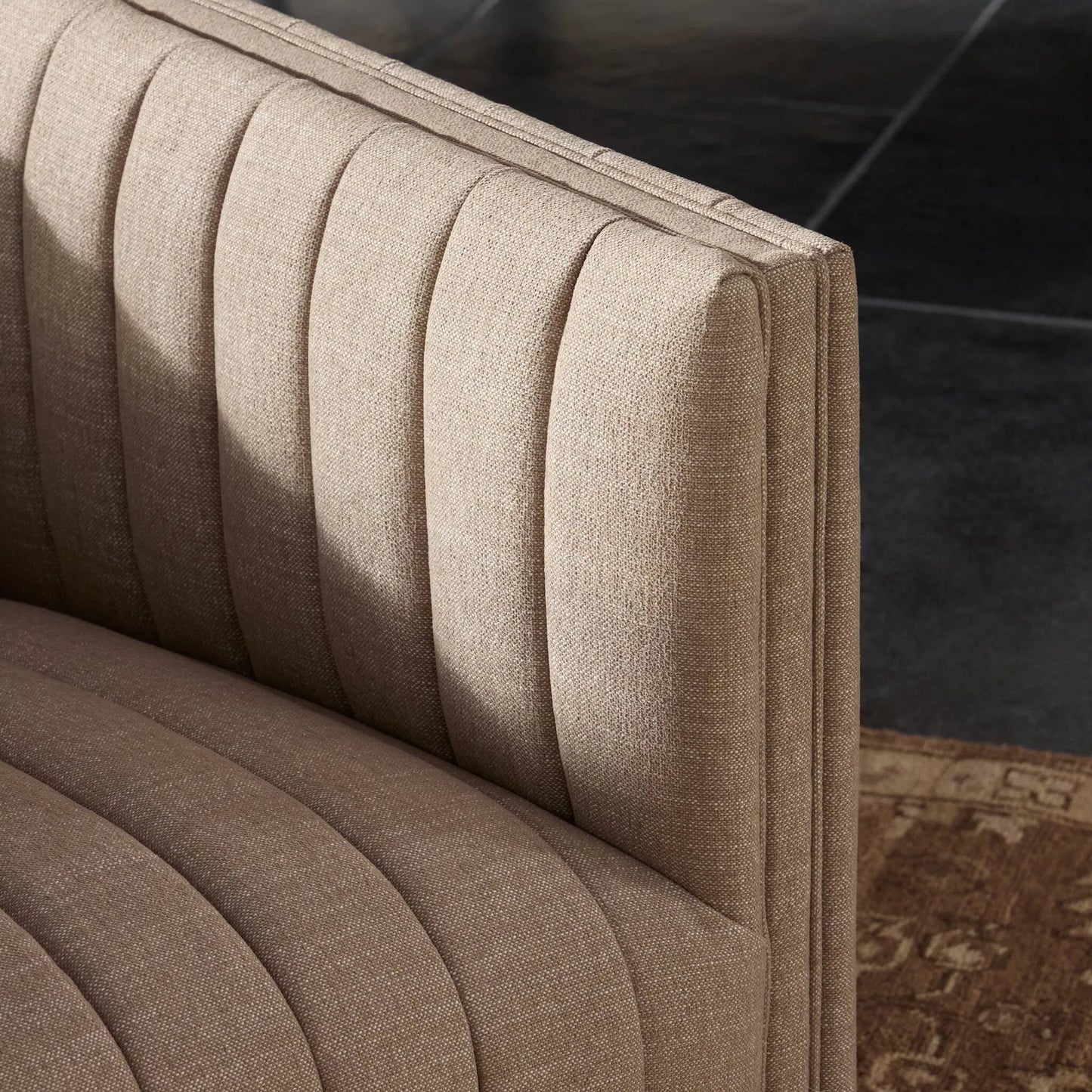 176 SI-2327540 | Closeup | Augustine Swivel Chair by Four Hands. Made from unique in a modern style.