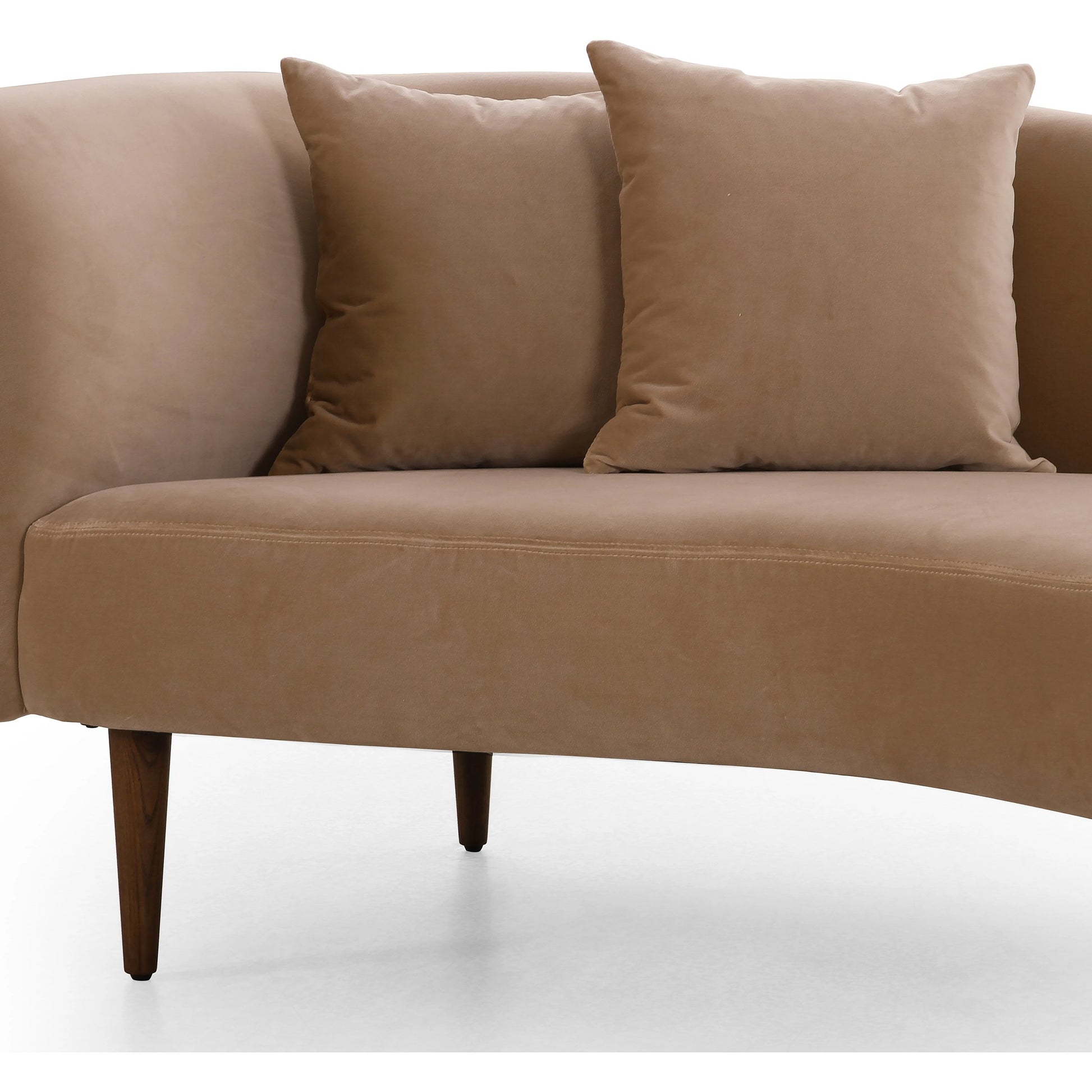 Luna Chaise by Four Hands in capri oatmeal. Made from 100% polyester, solid oak in a modern style.
