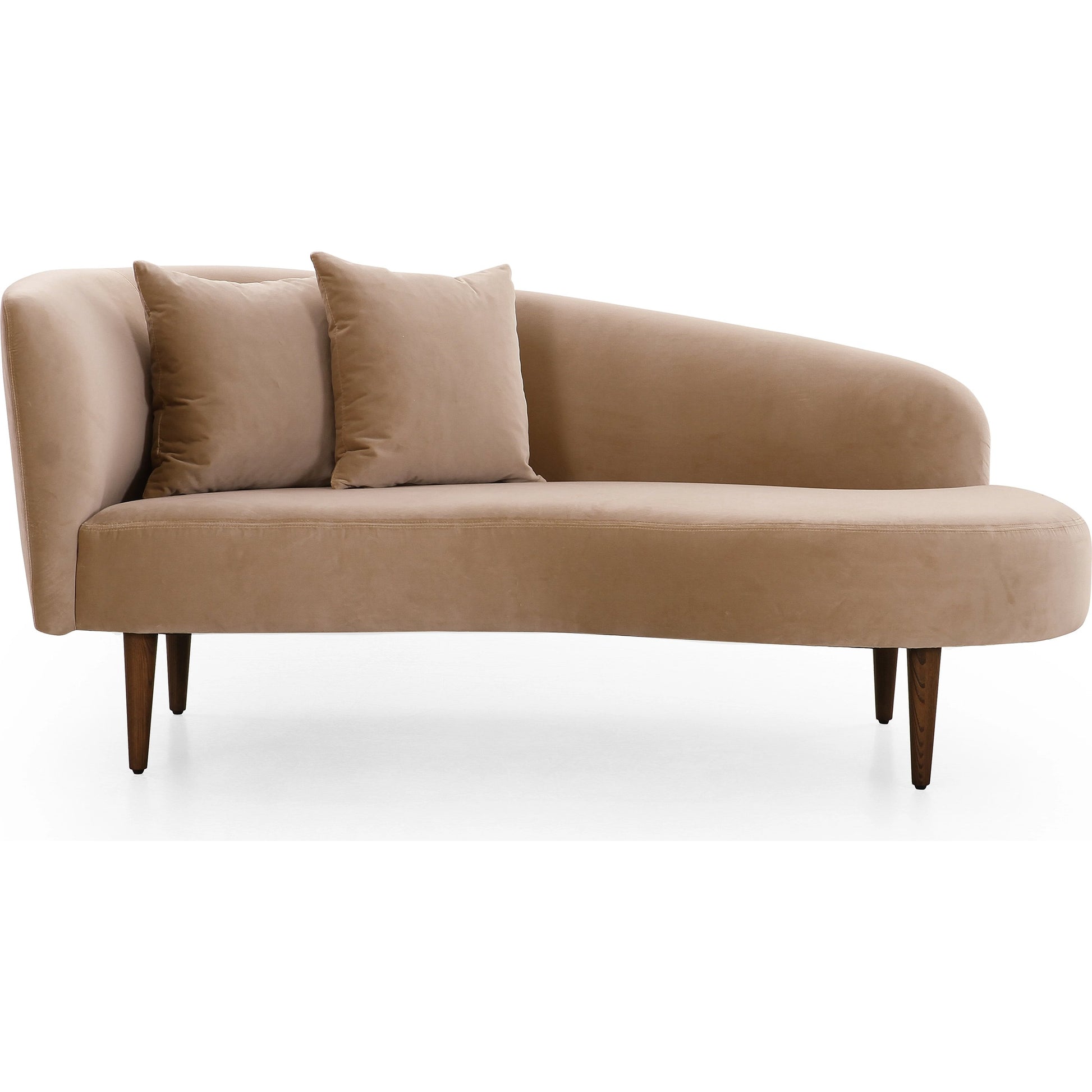 Luna Chaise by Four Hands in capri oatmeal. Made from 100% polyester, solid oak in a modern style.