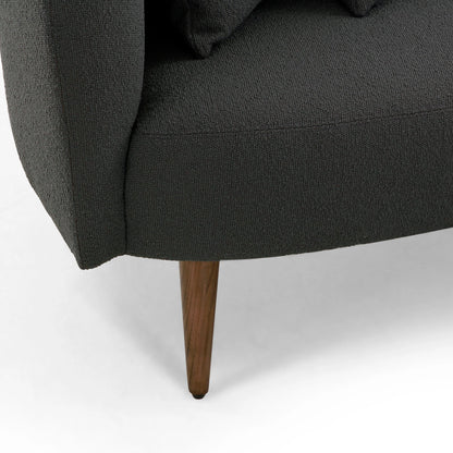 Luna Chaise by Four Hands in capri oatmeal. Made from 100% polyester, solid oak in a modern style.