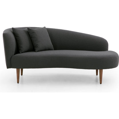 Luna Chaise by Four Hands in capri oatmeal. Made from 100% polyester, solid oak in a modern style.