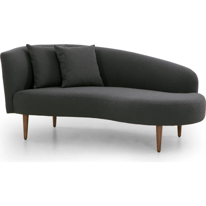 Luna Chaise by Four Hands in capri oatmeal. Made from 100% polyester, solid oak in a modern style.