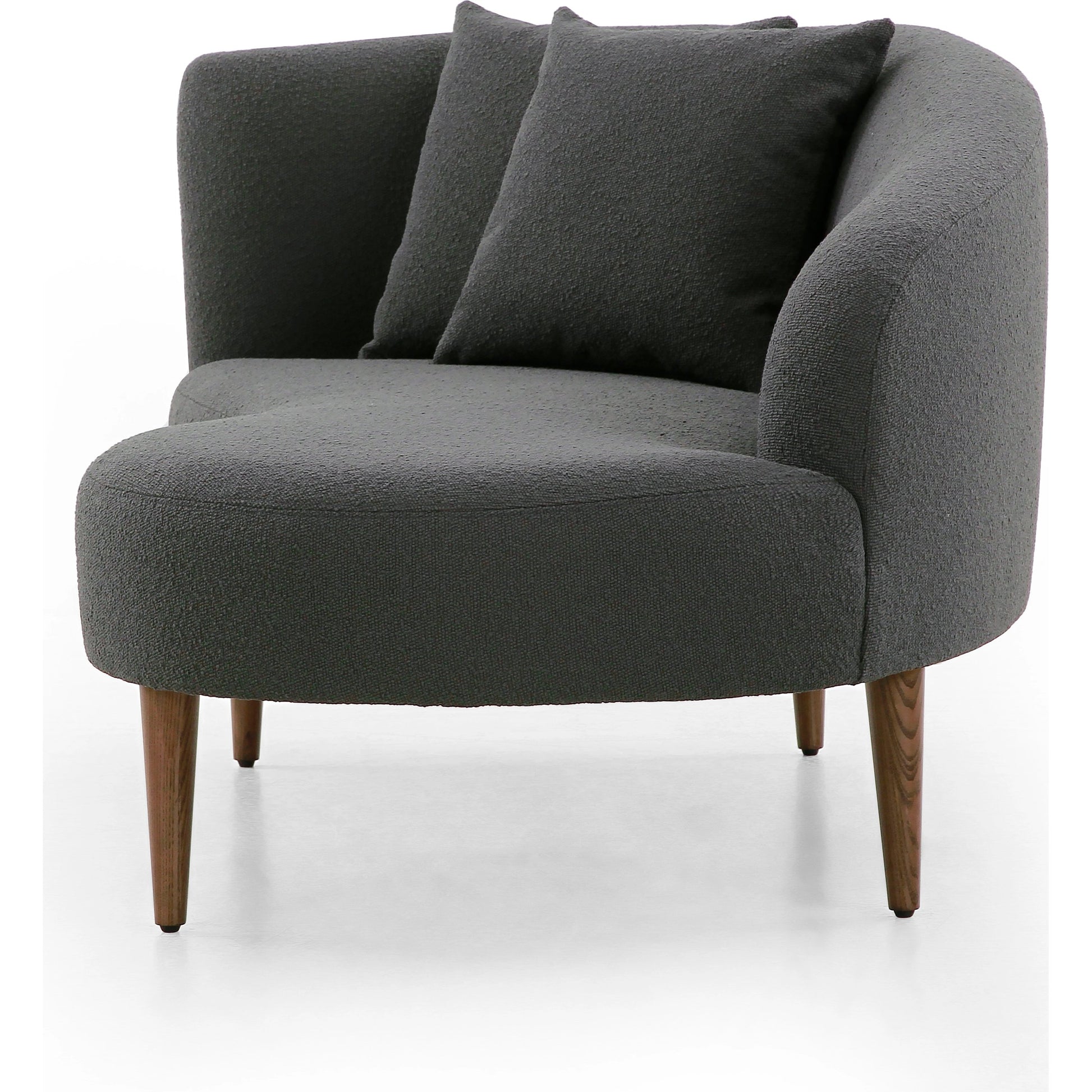 Luna Chaise by Four Hands in capri oatmeal. Made from 100% polyester, solid oak in a modern style.