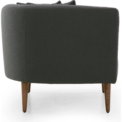 Luna Chaise by Four Hands in capri oatmeal. Made from 100% polyester, solid oak in a modern style.