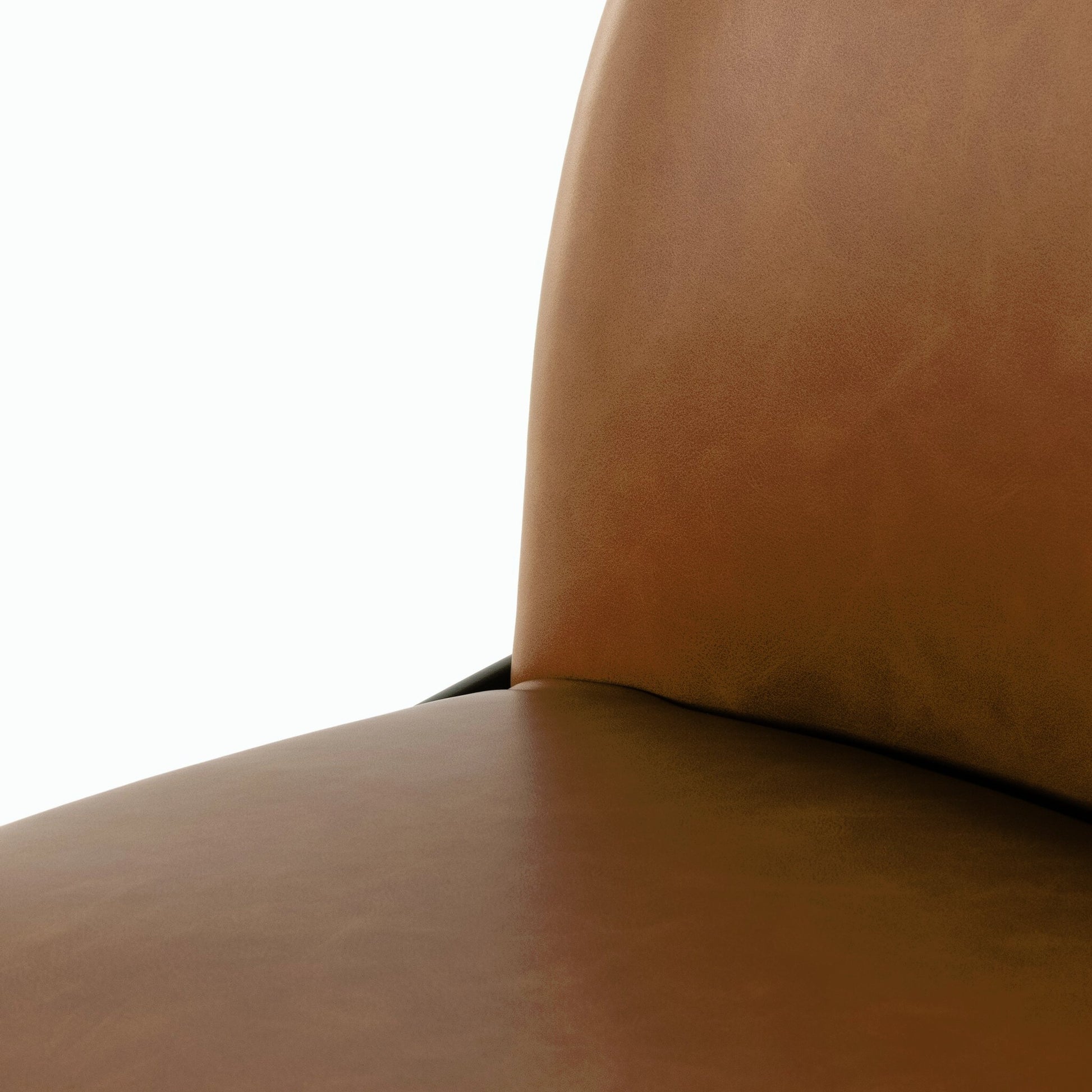 Astrud Bar Stool by Four Hands in sierra butterscotch. Made from faux leather, iron, top grain leather in a modern style.